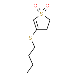 ChemSpider 2D Image | 4-(Butylsulfanyl)-2,3-dihydrothiophene 1,1-dioxide | C8H14O2S2