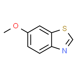 ChemSpider 2D Image | 6-Methoxybenzothiazole | C8H7NOS
