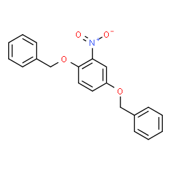 ChemSpider 2D Image | 1,4-Bis(benzyloxy)-2-nitrobenzene | C20H17NO4