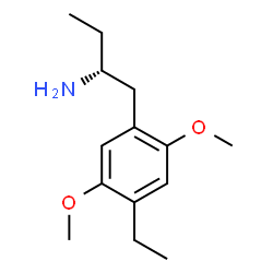 ChemSpider 2D Image | (2R)-1-(4-Ethyl-2,5-dimethoxyphenyl)-2-butanamine | C14H23NO2