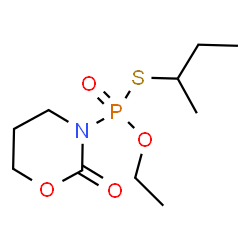 ChemSpider 2D Image | S-sec-Butyl O-ethyl (2-oxo-1,3-oxazinan-3-yl)phosphonothioate | C10H20NO4PS