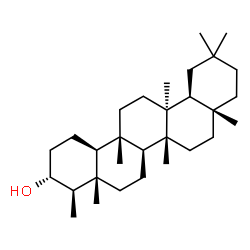 ChemSpider 2D Image | (3R,4R,4aS,6aS,6bR,8aR,12aS,12bS,14aS,14bS)-4,4a,6b,8a,11,11,12b,14a-Octamethyldocosahydro-3-picenol | C30H52O