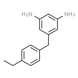 ChemSpider 2D Image | 5-(4-Ethylbenzyl)-1,3-benzenediamine | C15H18N2