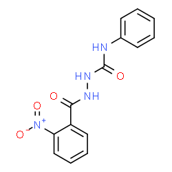 ChemSpider 2D Image | 2-(2-Nitrobenzoyl)-N-phenylhydrazinecarboxamide | C14H12N4O4