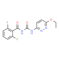 ChemSpider 2D Image | N-[(6-Ethoxy-3-pyridazinyl)carbamoyl]-2,6-difluorobenzamide | C14H12F2N4O3