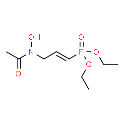 ChemSpider 2D Image | Diethyl {(1E)-3-[acetyl(hydroxy)amino]-1-propen-1-yl}phosphonate | C9H18NO5P