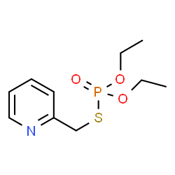 ChemSpider 2D Image | O,O-Diethyl S-(2-pyridinylmethyl) phosphorothioate | C10H16NO3PS