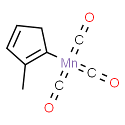 ChemSpider 2D Image | (2-Methyl-1,3-cyclopentadien-1-yl)[tris(oxomethylene)]manganese | C9H7MnO3
