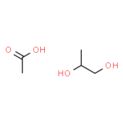 ChemSpider 2D Image | 1,2-Propanediol - acetic acid (1:1) | C5H12O4