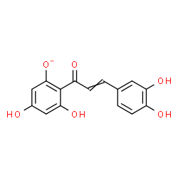 ChemSpider 2D Image | 2-[(2E)-3-(3,4-Dihydroxyphenyl)-2-propenoyl]-3,5-dihydroxyphenolate | C15H11O6
