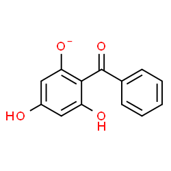 ChemSpider 2D Image | 2-Benzoyl-3,5-dihydroxyphenolate | C13H9O4