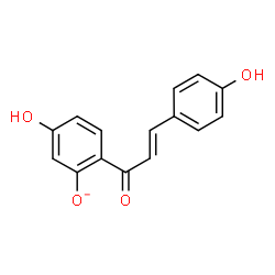 ChemSpider 2D Image | 5-Hydroxy-2-[(2E)-3-(4-hydroxyphenyl)-2-propenoyl]phenolate | C15H11O4