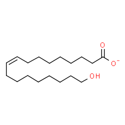 ChemSpider 2D Image | (9Z)-18-Hydroxy-9-octadecenoate | C18H33O3