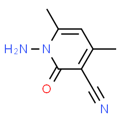 ChemSpider 2D Image | 1-Amino-3-cyano-4,6-dimethylpyridine-2-one | C8H9N3O