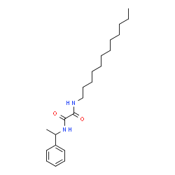 ChemSpider 2D Image | N-Dodecyl-N'-(1-phenylethyl)ethanediamide | C22H36N2O2