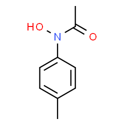 ChemSpider 2D Image | N-Hydroxy-N-(4-methylphenyl)acetamide | C9H11NO2