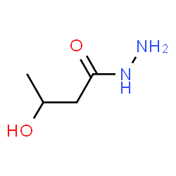 ChemSpider 2D Image | 3-Hydroxybutanehydrazide | C4H10N2O2