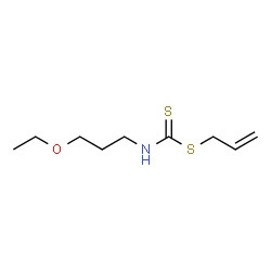 ChemSpider 2D Image | Allyl (3-ethoxypropyl)carbamodithioate | C9H17NOS2