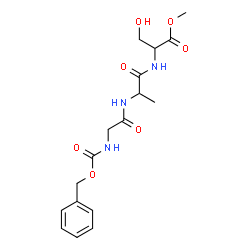 ChemSpider 2D Image | Methyl N-[(benzyloxy)carbonyl]glycylalanylserinate | C17H23N3O7