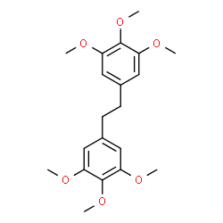 ChemSpider 2D Image | 1,1'-ethane-1,2-diylbis(3,4,5-trimethoxybenzene) | C20H26O6
