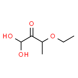 ChemSpider 2D Image | Kethoxal | C6H12O4