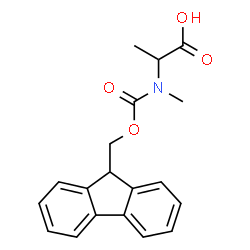 ChemSpider 2D Image | N-[(9H-Fluoren-9-ylmethoxy)carbonyl]-N-methylalanine | C19H19NO4
