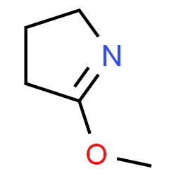 ChemSpider 2D Image | 5-METHOXY-3,4-DIHYDRO-2H-PYRROLE | C5H9NO