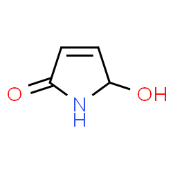 ChemSpider 2D Image | 5-Hydroxy-1,5-dihydro-2H-pyrrol-2-one | C4H5NO2