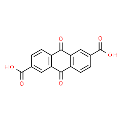 ChemSpider 2D Image | 9,10-Dioxo-9,10-dihydro-2,6-anthracenedicarboxylic acid | C16H8O6