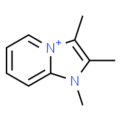 ChemSpider 2D Image | 1,2,3-Trimethyl-1H-imidazo[1,2-a]pyridin-4-ium | C10H13N2