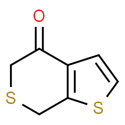 ChemSpider 2D Image | 5H-Thieno[2,3-c]thiopyran-4(7H)-one | C7H6OS2