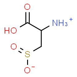 ChemSpider 2D Image | 2-Ammonio-2-carboxyethanesulfinate | C3H7NO4S