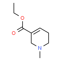 ChemSpider 2D Image | Ethyl 1,2,5,6-tetrahydro-1-methyl-3-pyridinecarboxylate | C9H15NO2