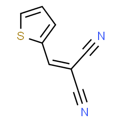 ChemSpider 2D Image | (2-Thenylidene)malononitrile | C8H4N2S