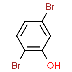 ChemSpider 2D Image | 2,5-Dibromophenol | C6H4Br2O