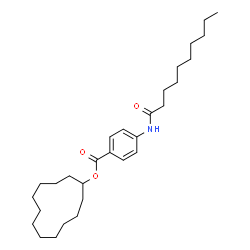 ChemSpider 2D Image | Cyclododecyl 4-(decanoylamino)benzoate | C29H47NO3