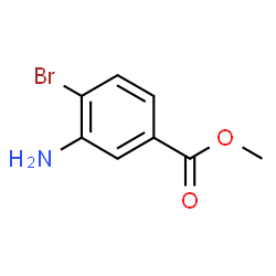 ChemSpider 2D Image | Methyl 3-amino-4-bromobenzoate | C8H8BrNO2