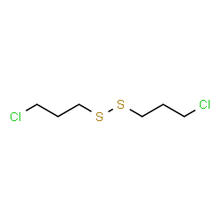 ChemSpider 2D Image | Bis(3-chloropropyl)disulfide | C6H12Cl2S2