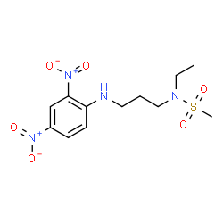 ChemSpider 2D Image | N-{3-[(2,4-Dinitrophenyl)amino]propyl}-N-ethylmethanesulfonamide | C12H18N4O6S