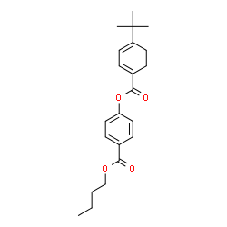 ChemSpider 2D Image | 4-(butoxycarbonyl)phenyl 4-tert-butylbenzoate | C22H26O4