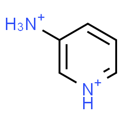 ChemSpider 2D Image | 3-Ammoniopyridinium | C5H8N2