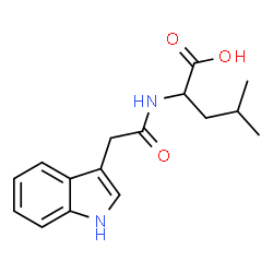 ChemSpider 2D Image | N-(indole-3-acetyl)leucine | C16H20N2O3