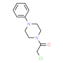 ChemSpider 2D Image | 1-(chloroacetyl)-4-phenylpiperazine | C12H15ClN2O