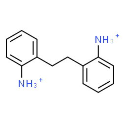 ChemSpider 2D Image | 2,2'-(1,2-Ethanediyl)dianilinium | C14H18N2
