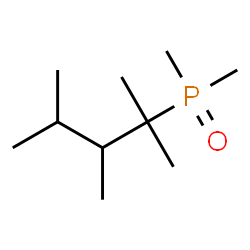 ChemSpider 2D Image | Dimethyl(2,3,4-trimethyl-2-pentanyl)phosphine oxide | C10H23OP