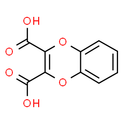 ChemSpider 2D Image | 1,4-Benzodioxine-2,3-dicarboxylic acid | C10H6O6