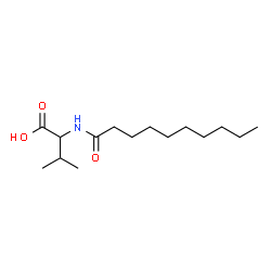 ChemSpider 2D Image | N-Decanoylvaline | C15H29NO3