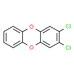 ChemSpider 2D Image | 2,3-Dichlorooxanthrene | C12H6Cl2O2