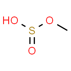 ChemSpider 2D Image | Methyl hydrogen sulfite | CH4O3S