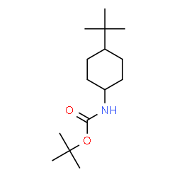 ChemSpider 2D Image | 2-Methyl-2-propanyl [4-(2-methyl-2-propanyl)cyclohexyl]carbamate | C15H29NO2